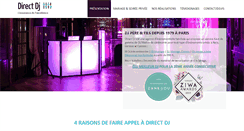 Desktop Screenshot of directdj.fr