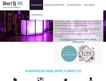 Tablet Screenshot of directdj.fr